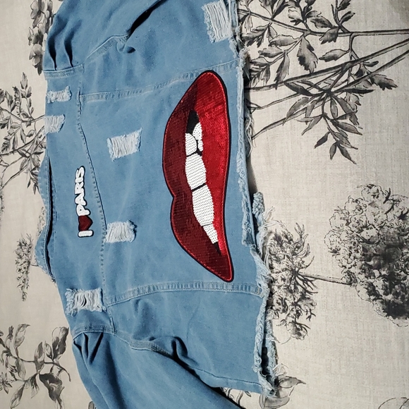 Distressed Denim Jacket - Picture 2 of 3